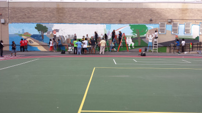 Check out how great the 20/20 Vision for Schools Mural Project is coming along at PS 329.  To volunteer for this project during weekends in the month of October, visit: http://www.2020schools.com/ps329mural/volunteers/