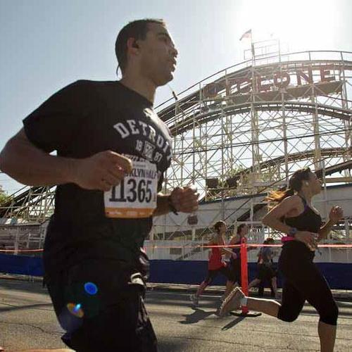 This weekend, Coney Island will serve as the finish line for the NYRR’s Brooklyn Half Marathon.  In what will be the biggest event in the area since Hurricane Sandy, the race is symbolic of the ongoing work of recovery in our neighborhood.  And thanks to the generosity of the New York Road Runners and the race participants, we’re also raising resources and awareness for the neighborhood.  See you on the Boardwalk!